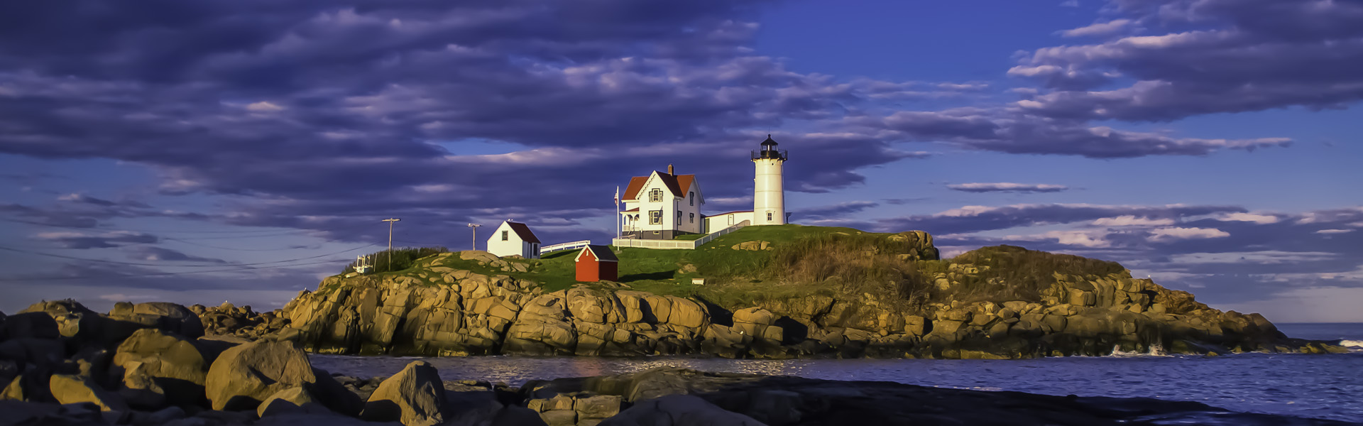 Nubble Lighthouse in York Maine.