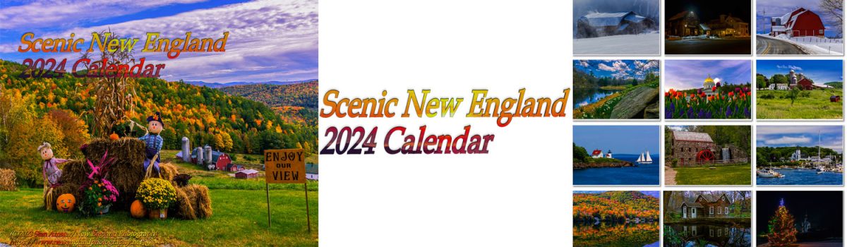 Scenic New England 2024 Calendar